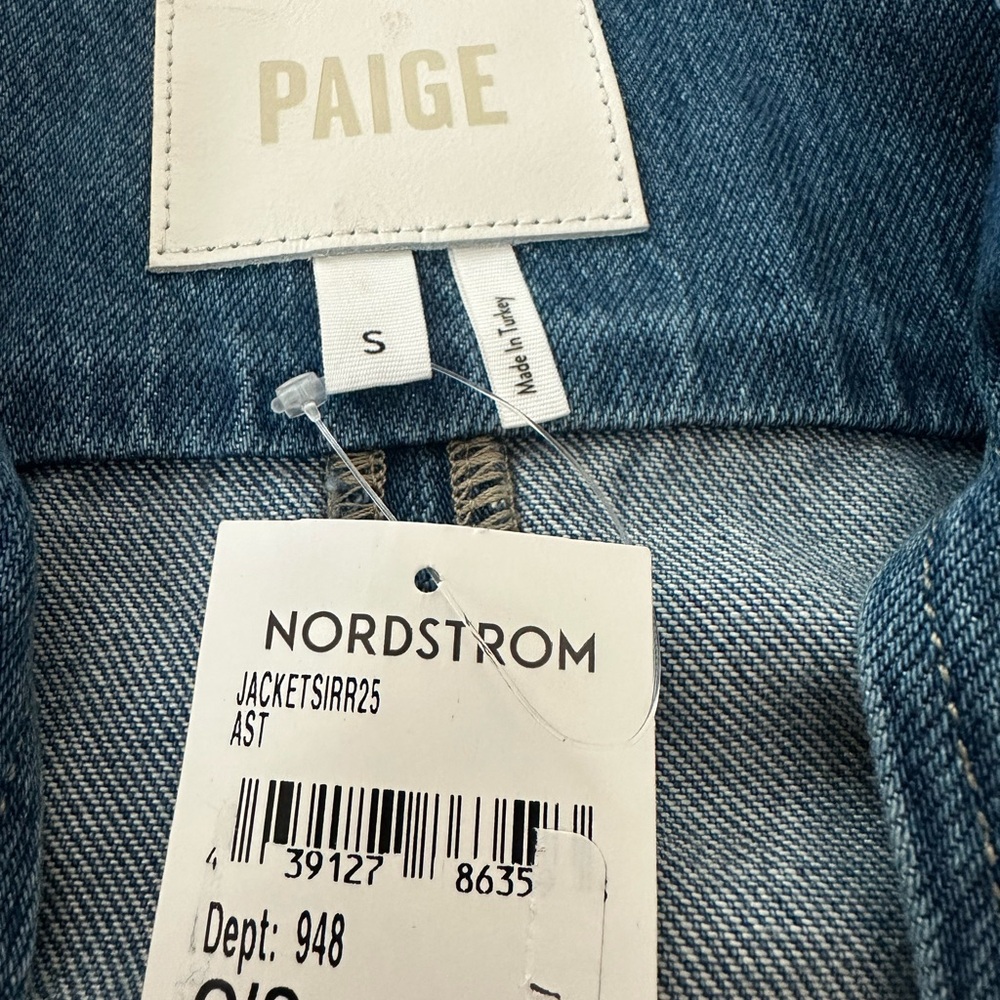 PAIGE Blue Jean Jacket - Picture 5 of 5